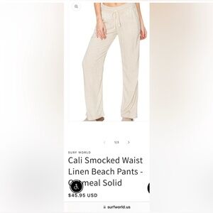 April Kiss Linen Pants